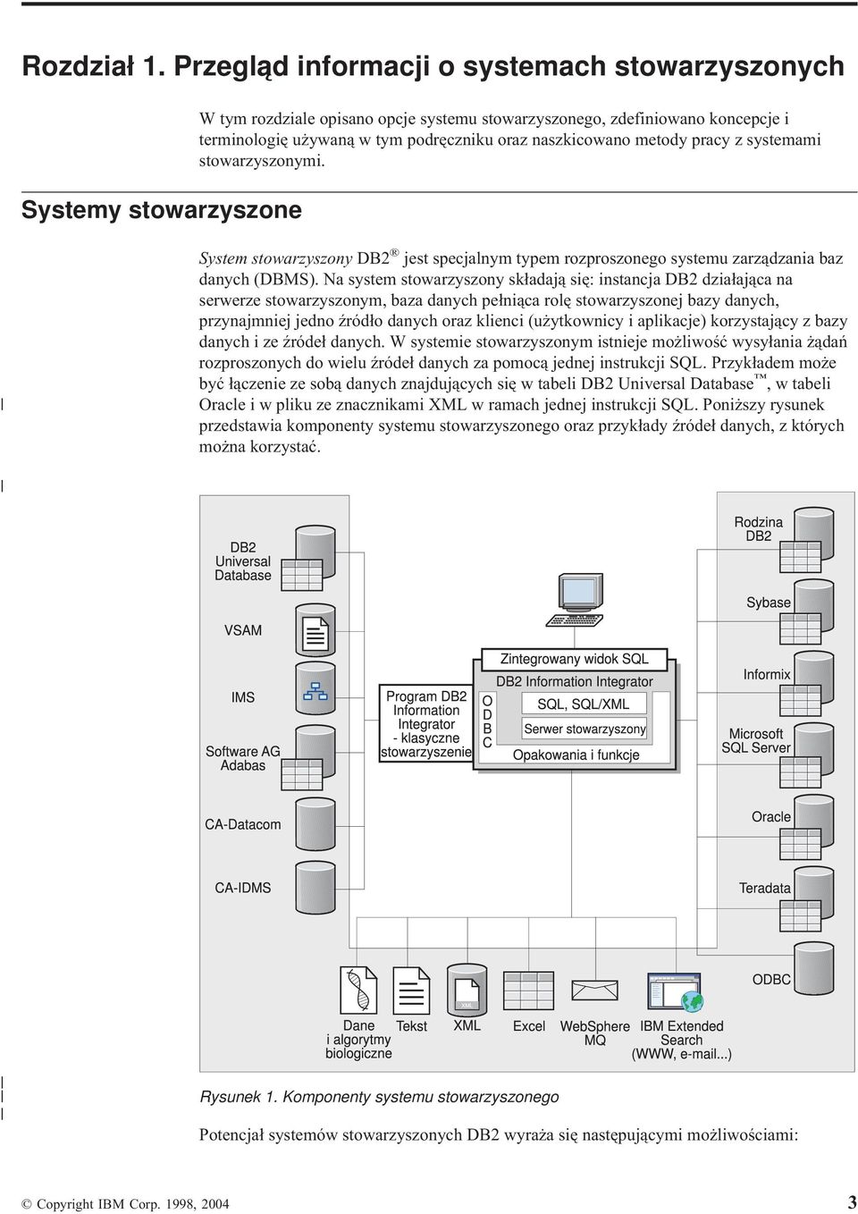 naszkicowano metody pracy z systemami stowarzyszonymi. System stowarzyszony DB2 jest specjalnym typem rozproszonego systemu zarządzania baz danych (DBMS).