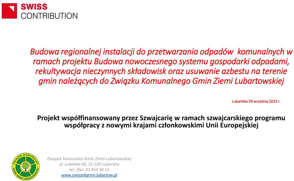 Lubartów 29 września 2015 r.