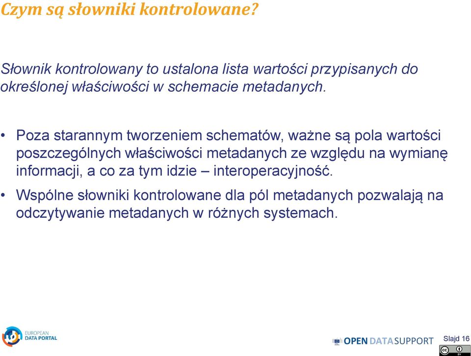 metadanych.