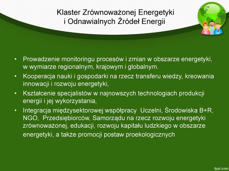 Kooperacja nauki i gospodarki na rzecz transferu wiedzy, kreowania innowacji i rozwoju energetyki, Kształcenie specjalistów w najnowszych