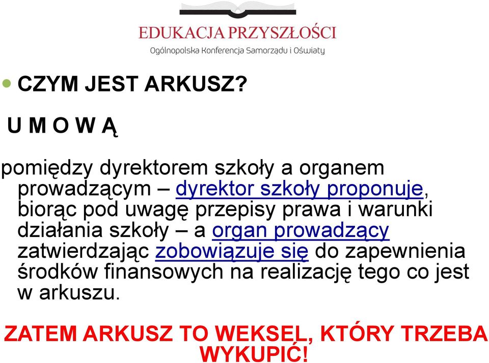 proponuje, biorąc pod uwagę przepisy prawa i warunki działania szkoły a organ