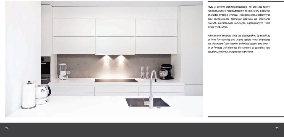 Architectural concrete slabs are distinguished by simplicity of form, functionality and unique design, which emphasize the character of your