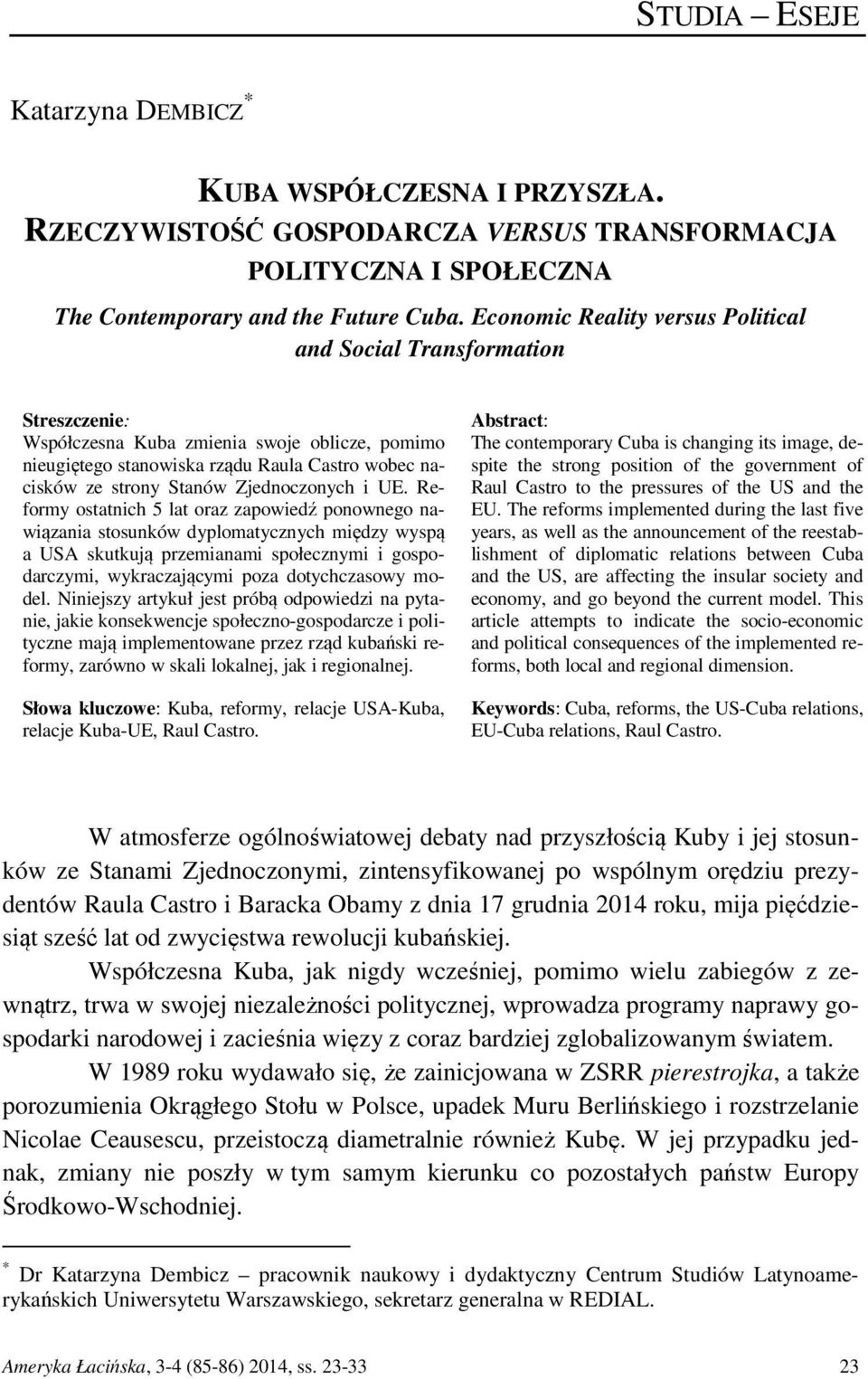 Zjednoczonych i UE.