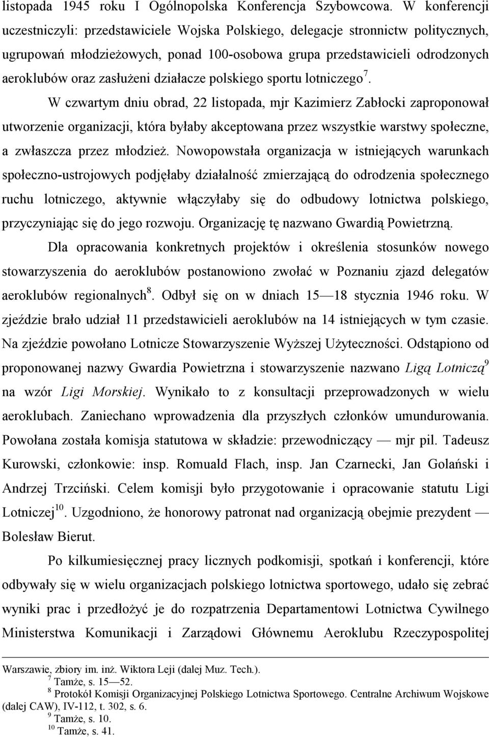 zasłużeni działacze polskiego sportu lotniczego 7.