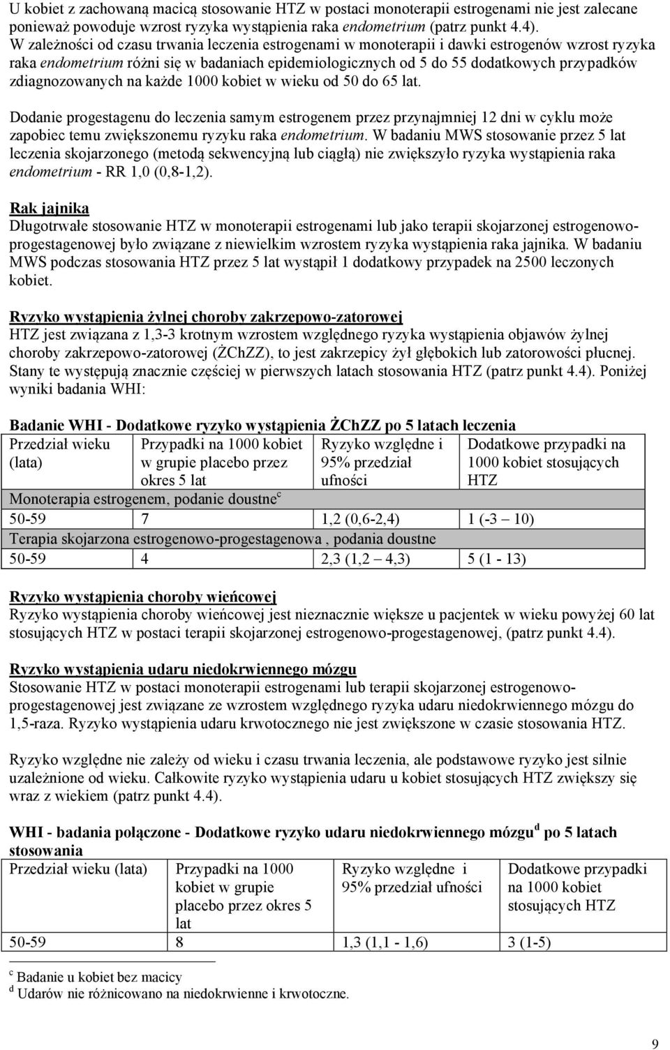 zdiagnozowanych na każde 1000 kobiet w wieku od 50 do 65 lat.