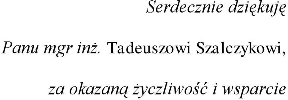 Tadeuszowi