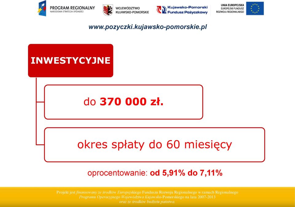 okres spłaty do 60