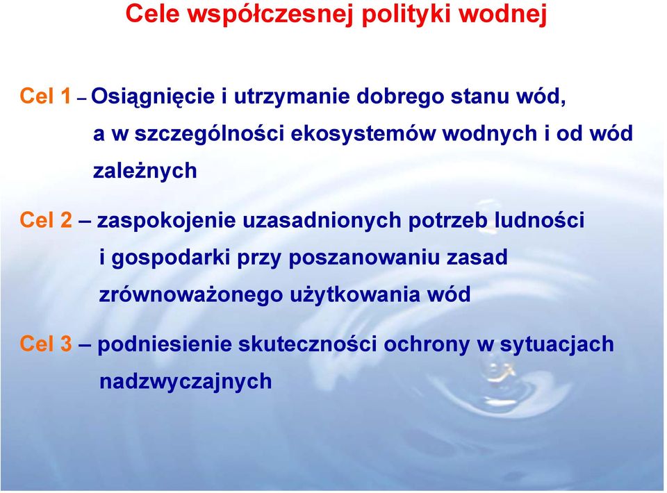 uzasadnionych potrzeb ludności i gospodarki przy poszanowaniu zasad