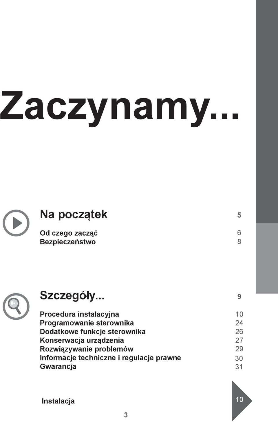 sterownika Konserwacja urządzenia Rozwiązywanie problemów Informacje