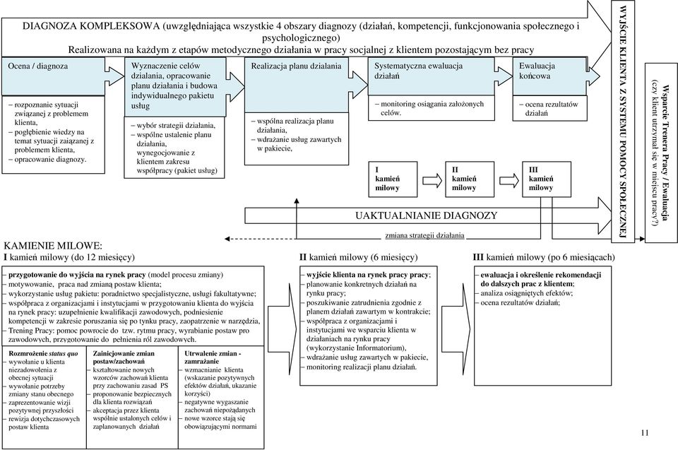 problemem klienta, opracowanie diagnozy.