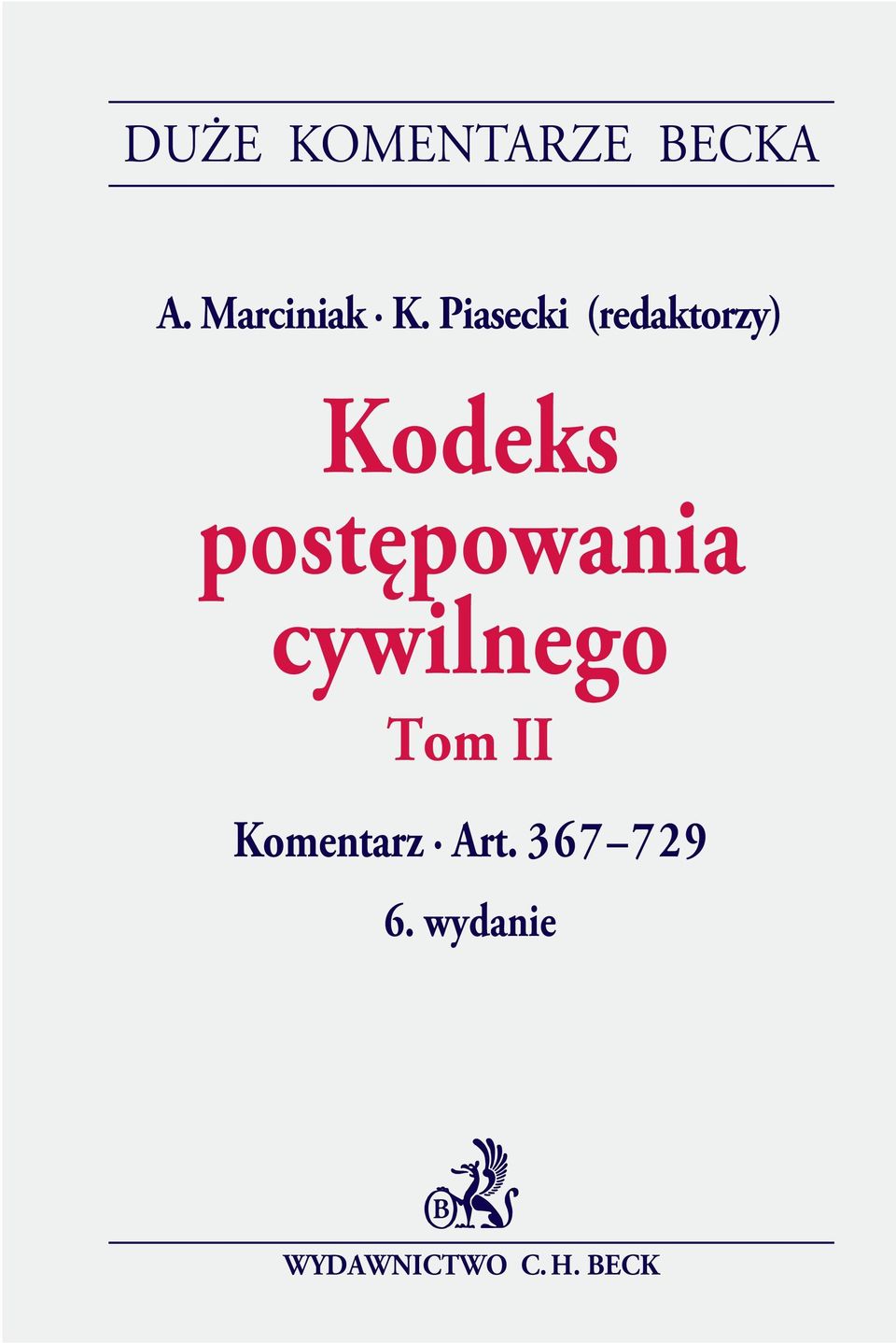 Piasecki (redaktorzy) Kodeks