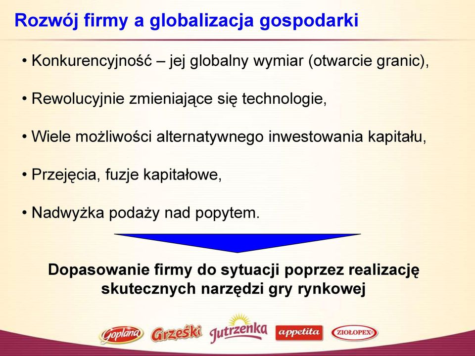 alternatywnego inwestowania kapitału, Przejęcia, fuzje kapitałowe, Nadwyżka podaży