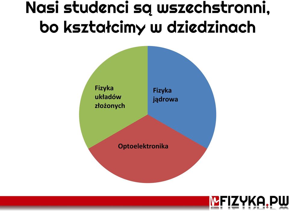 w dziedzinach Fizyka układów