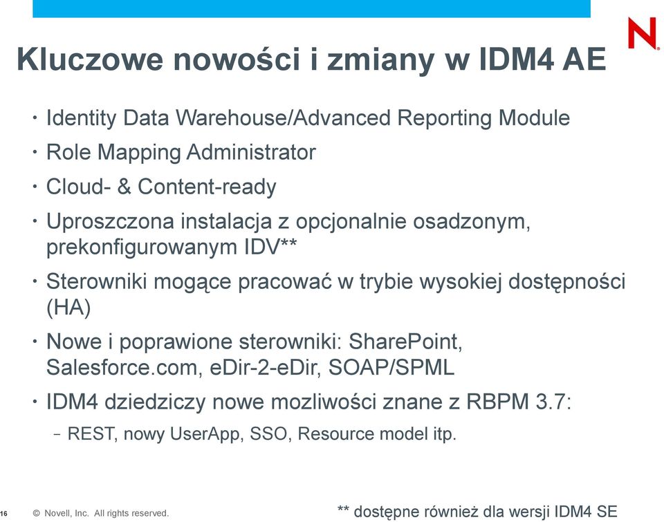 wysokiej dostępności (HA) Nowe i poprawione sterowniki: SharePoint, Salesforce.
