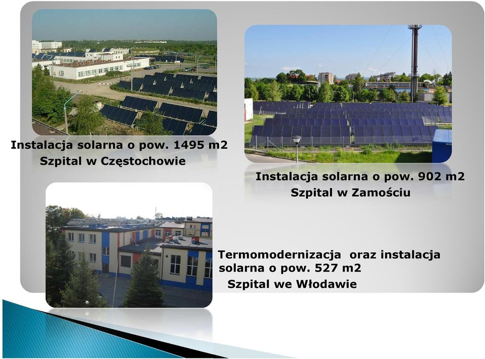 Szpital w Zamościu Termomodernizacja oraz