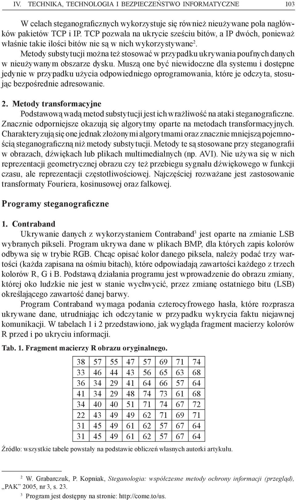 Metody substytucji można też stosować w przypadku ukrywania poufnych danych w nieużywanym obszarze dysku.