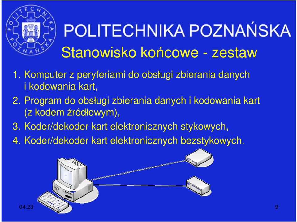 Program do obsługi zbierania danych i kodowania kart (z kodem