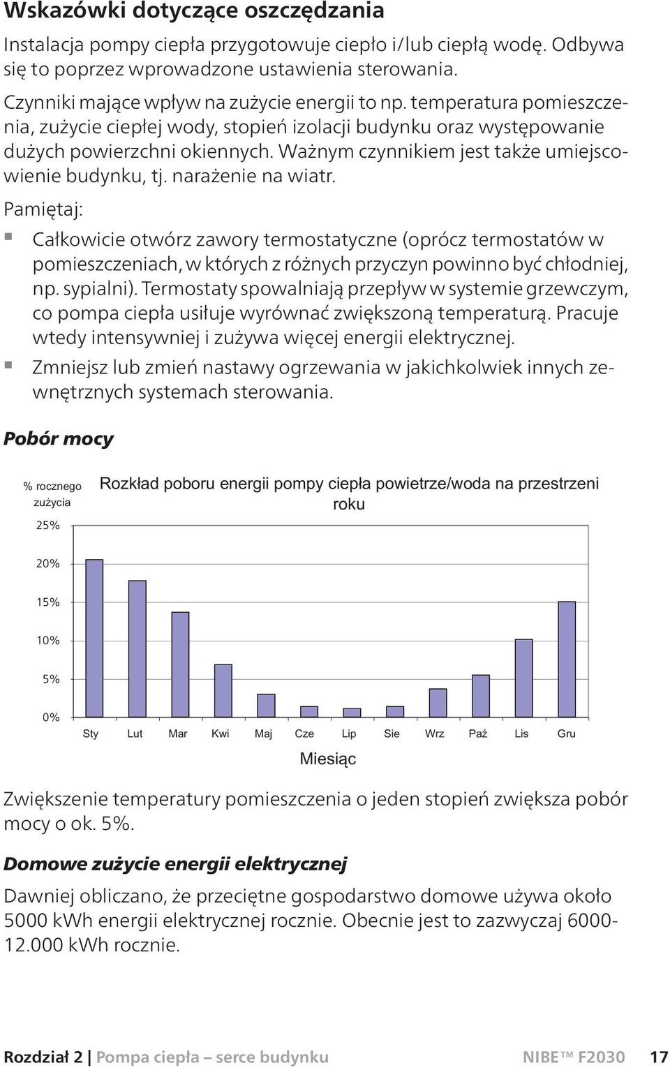 Pamiętaj: Całkowicie otwórz zawory termostatyczne (oprócz termostatów w pomieszczeniach, w których z różnych przyczyn powinno być chłodniej, np. sypialni).