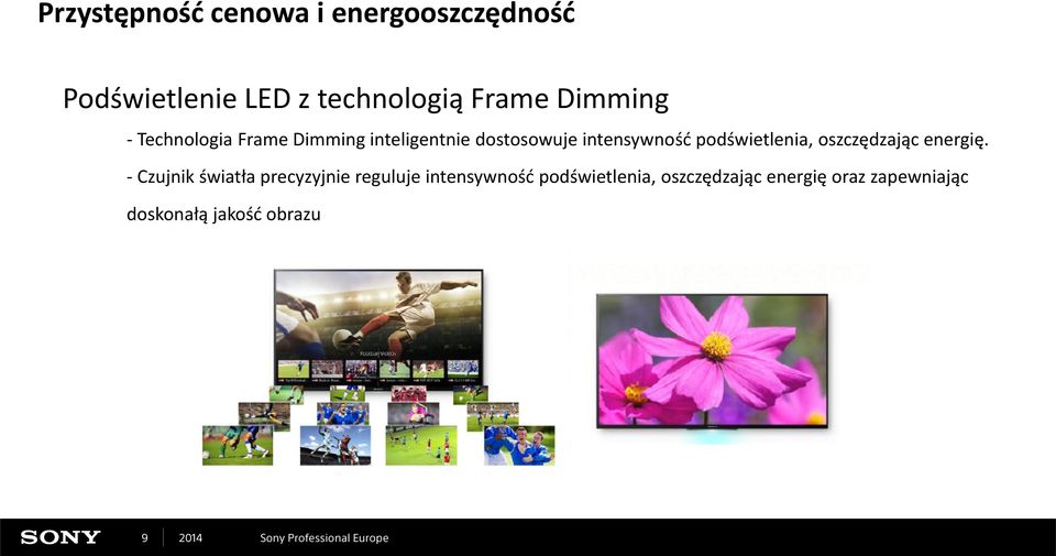 podświetlenia, oszczędzając energię.