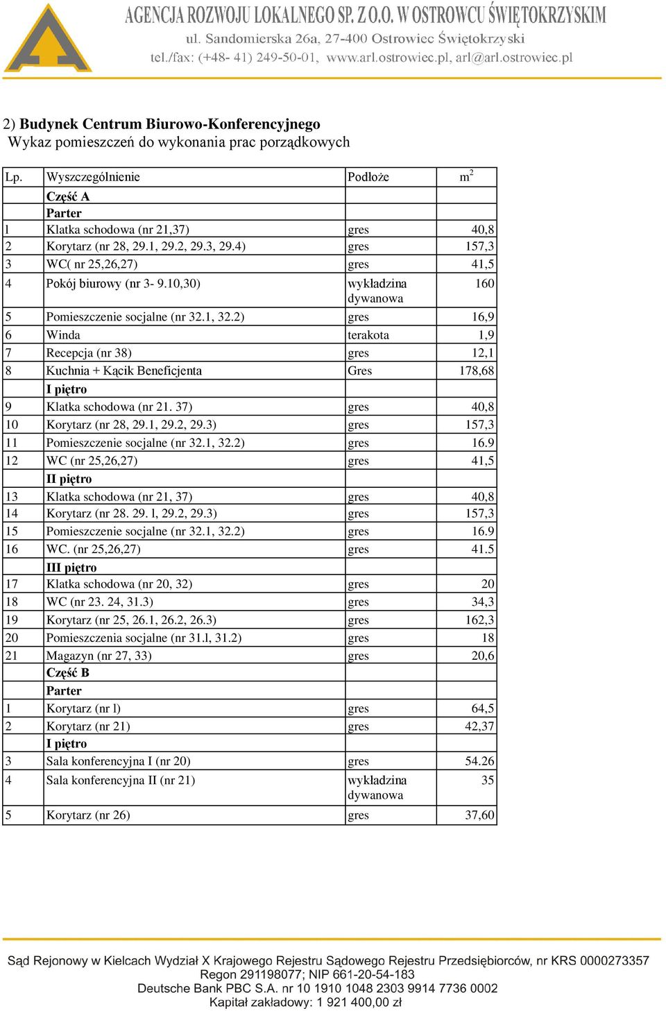 10,30) wykładzina dywanowa 5 Pomieszczenie socjalne (nr 32.1, 32.