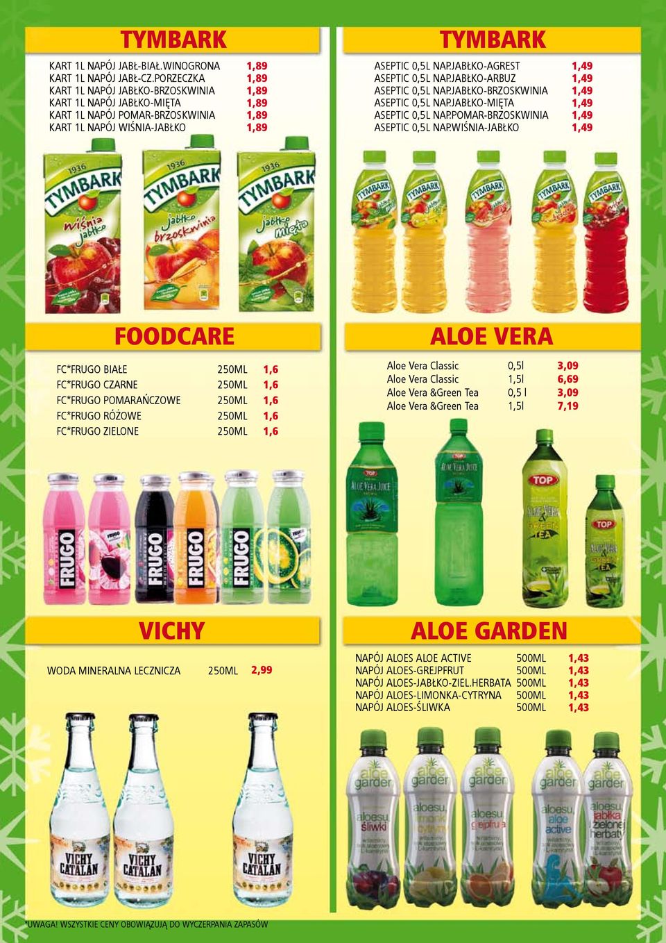 JABŁKO-ARBUZ ASEPTIC 0,5L NAP.JABŁKO-BRZOSKWINIA ASEPTIC 0,5L NAP.JABŁKO-MIĘTA ASEPTIC 0,5L NAP.POMAR-BRZOSKWINIA ASEPTIC 0,5L NAP.