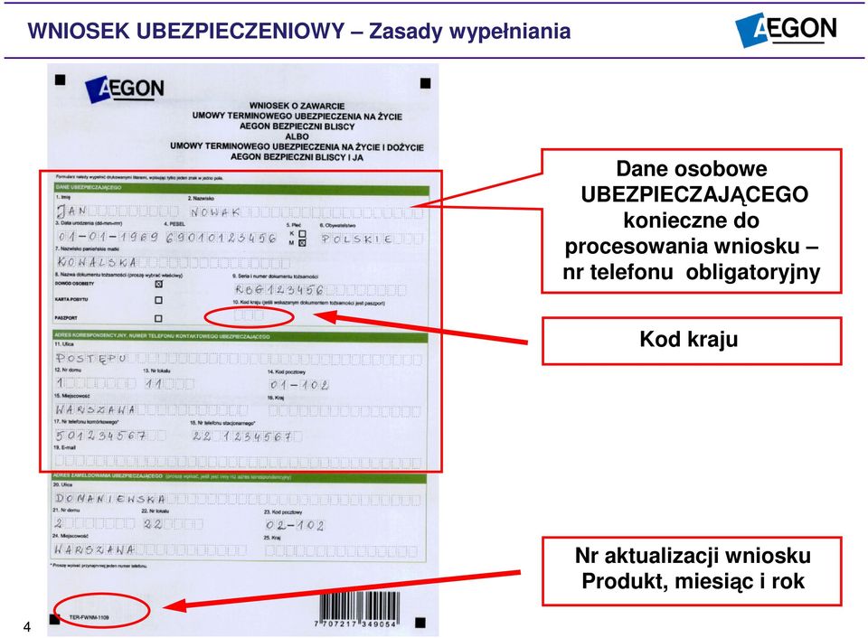 procesowania wniosku nr telefonu obligatoryjny