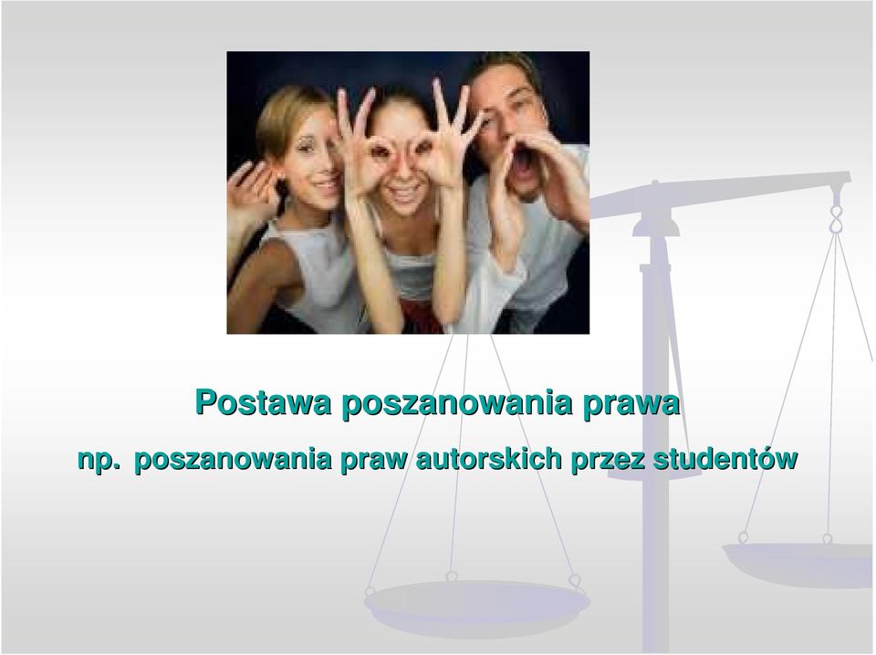 np. poszanowania