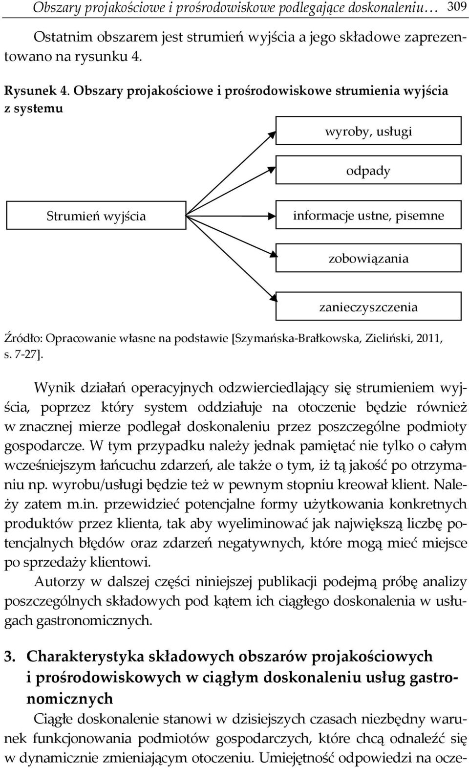 podstawie [Szymańska-Brałkowska, Zieliński, 2011, s. 7-27].