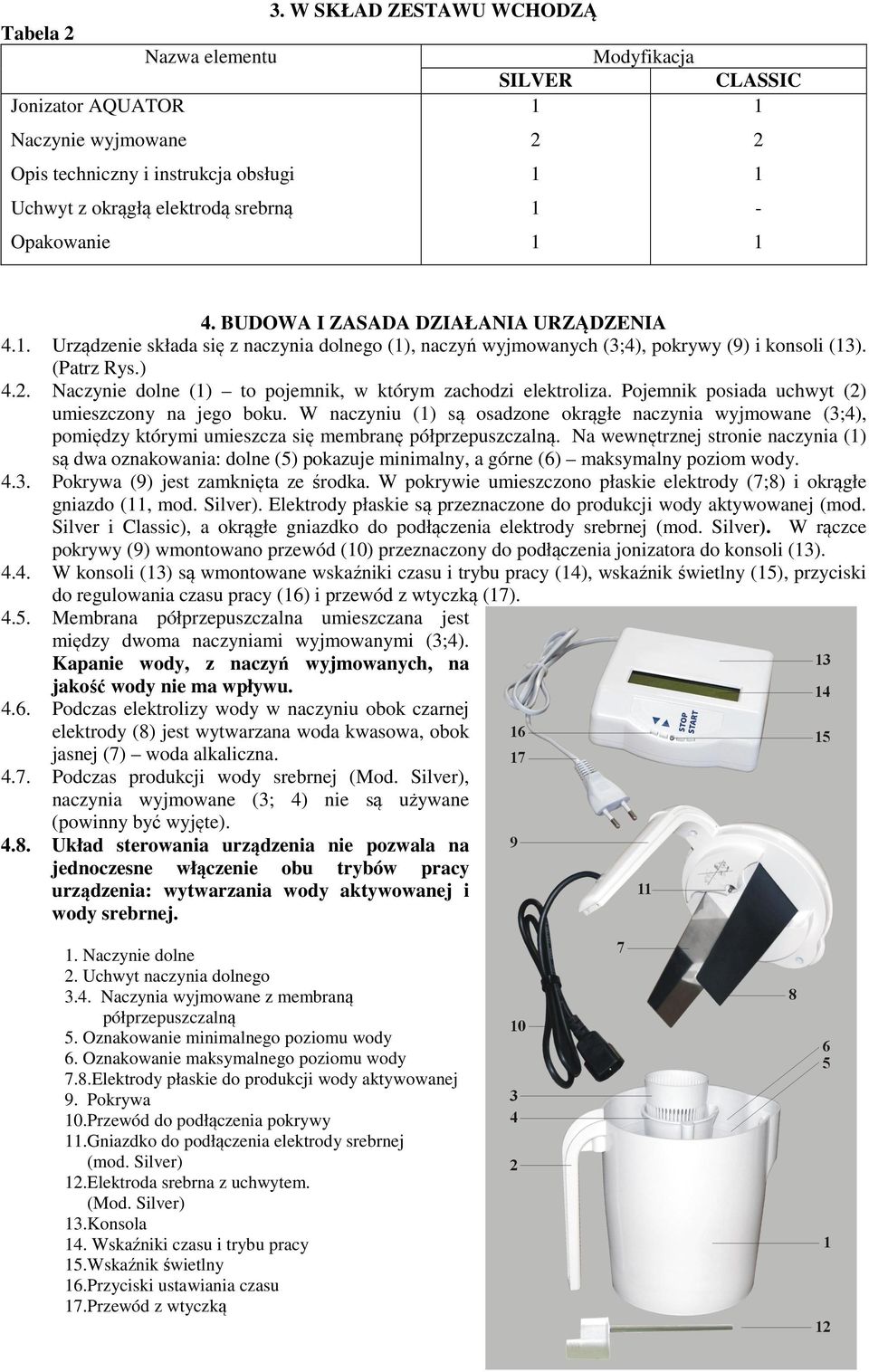 Pojemnik posiada uchwyt (2) umieszczony na jego boku. W naczyniu () są osadzone okrągłe naczynia wyjmowane (3;4), pomiędzy którymi umieszcza się membranę półprzepuszczalną.