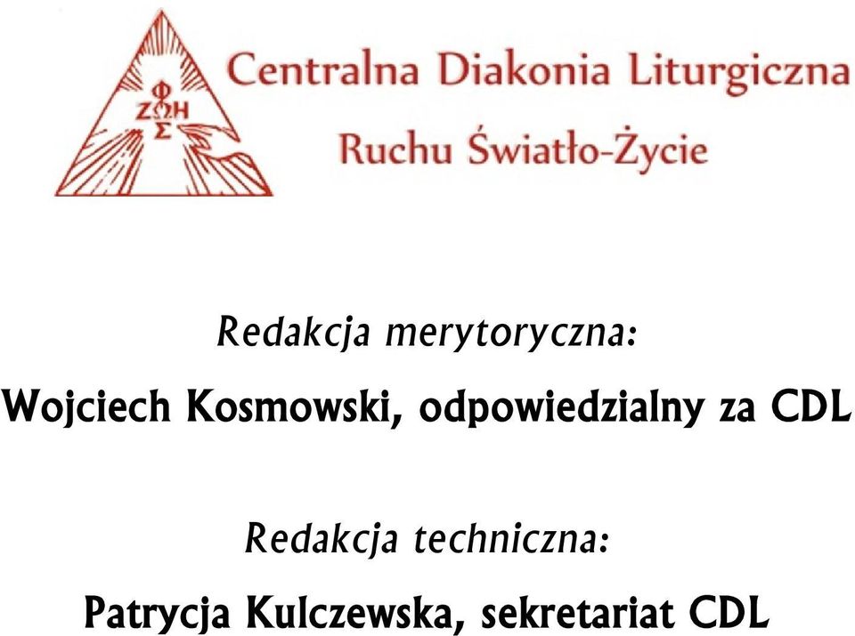 odpowiedzialny za CDL Redakcja