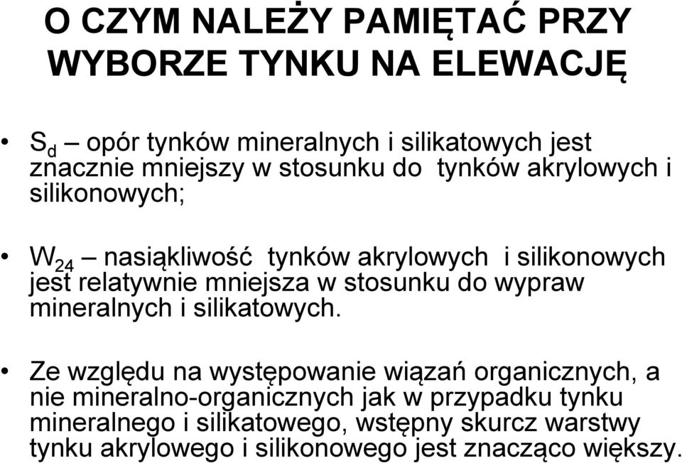 stosunku do wypraw mineralnych i silikatowych.