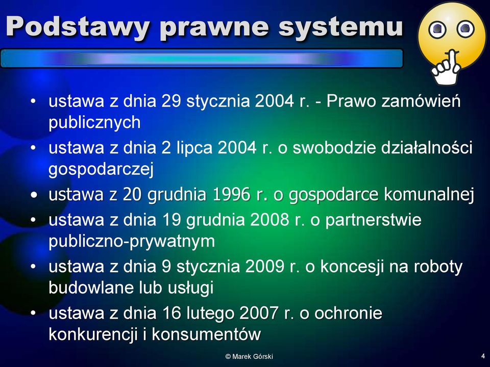 o swobodzie działalności gospodarczej ustawa z 20 grudnia 1996 r.