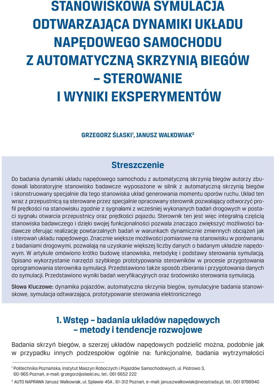 dla tego stanowiska układ generowania momentu oporów ruchu.