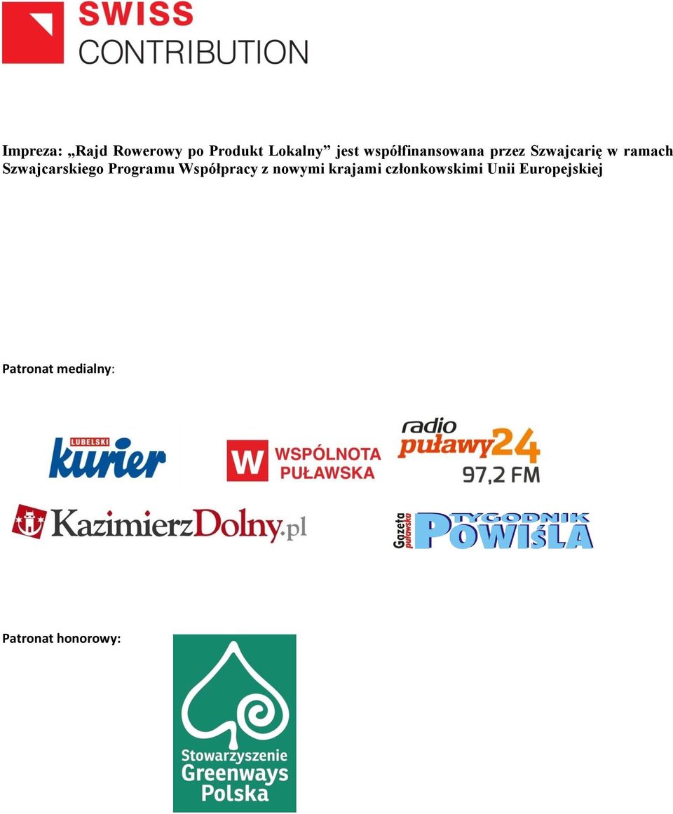 Szwajcarskiego Programu Współpracy z nowymi krajami