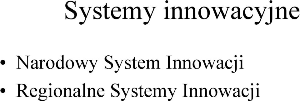 Narodowy System