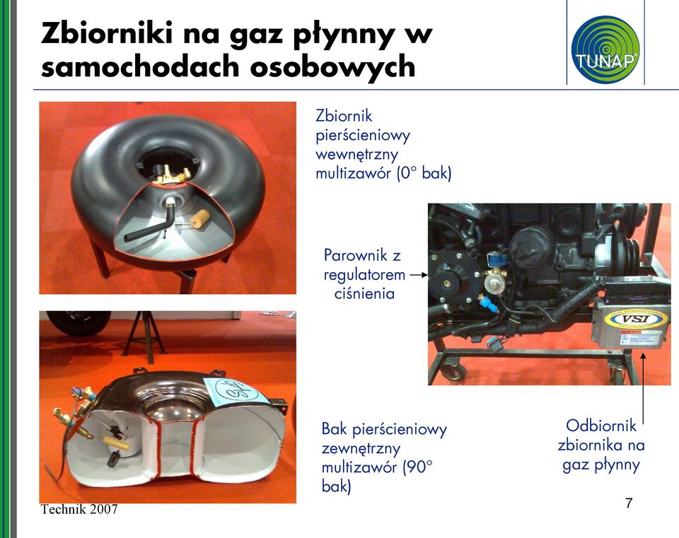 regulatorem ciśnienia Bak pierścieniowy zewnętrzny