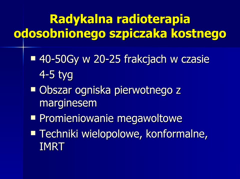 Obszar ogniska pierwotnego z marginesem