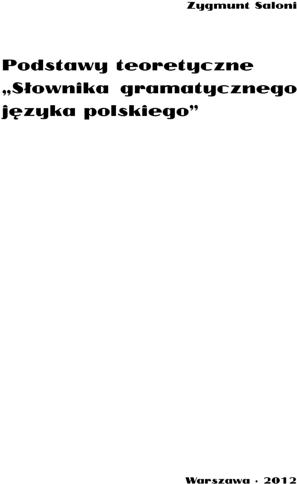Słownika gramatycznego