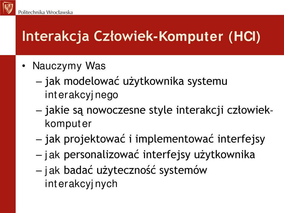 interakcji człowiekkomputer jak projektować i implementować interfejsy