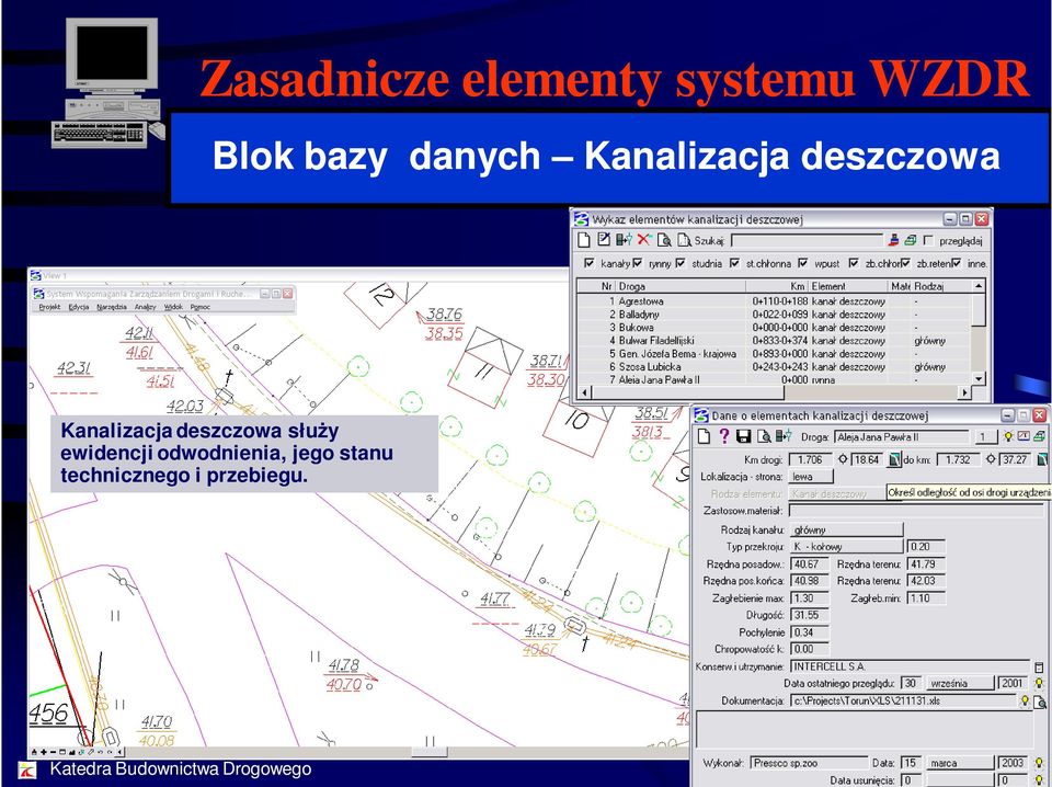 służy ewidencji odwodnienia,
