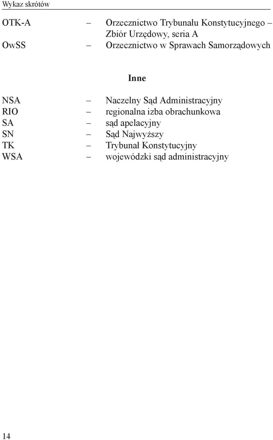 WSA Inne Naczelny Sąd Administracyjny regionalna izba obrachunkowa sąd