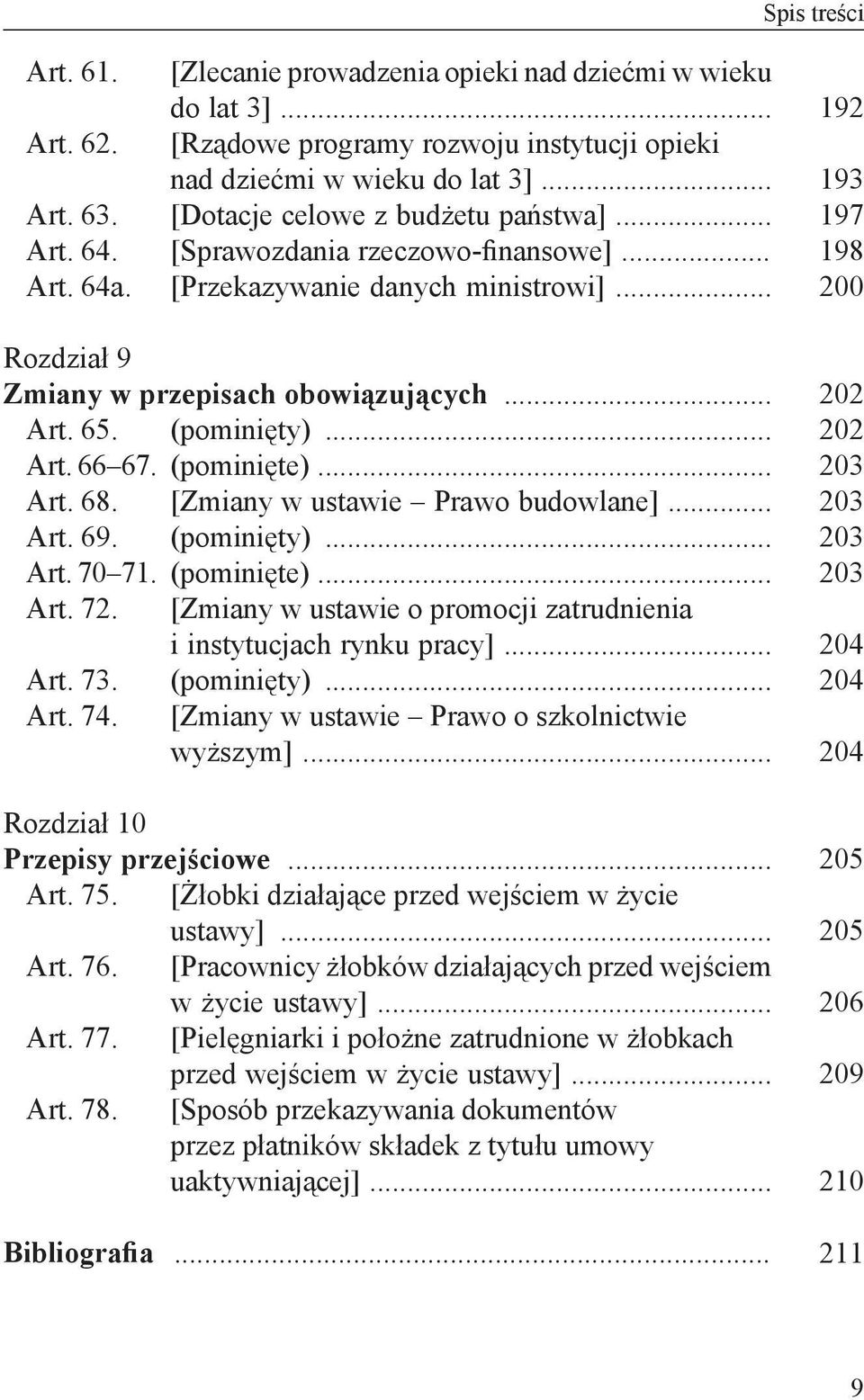 (pominięty)... Art. 6667. (pominięte)... Art. 68. [Zmiany w ustawie Prawo budowlane]... Art. 69. (pominięty)... Art. 7071. (pominięte)... Art. 72.