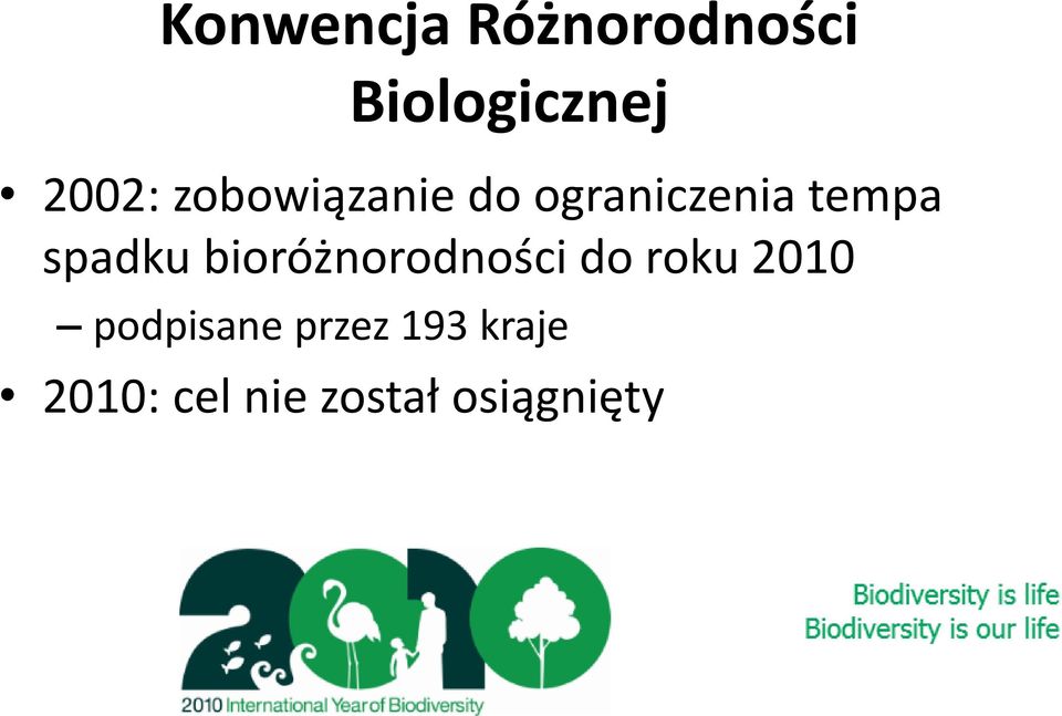 bioróżnorodności do roku 2010 podpisane