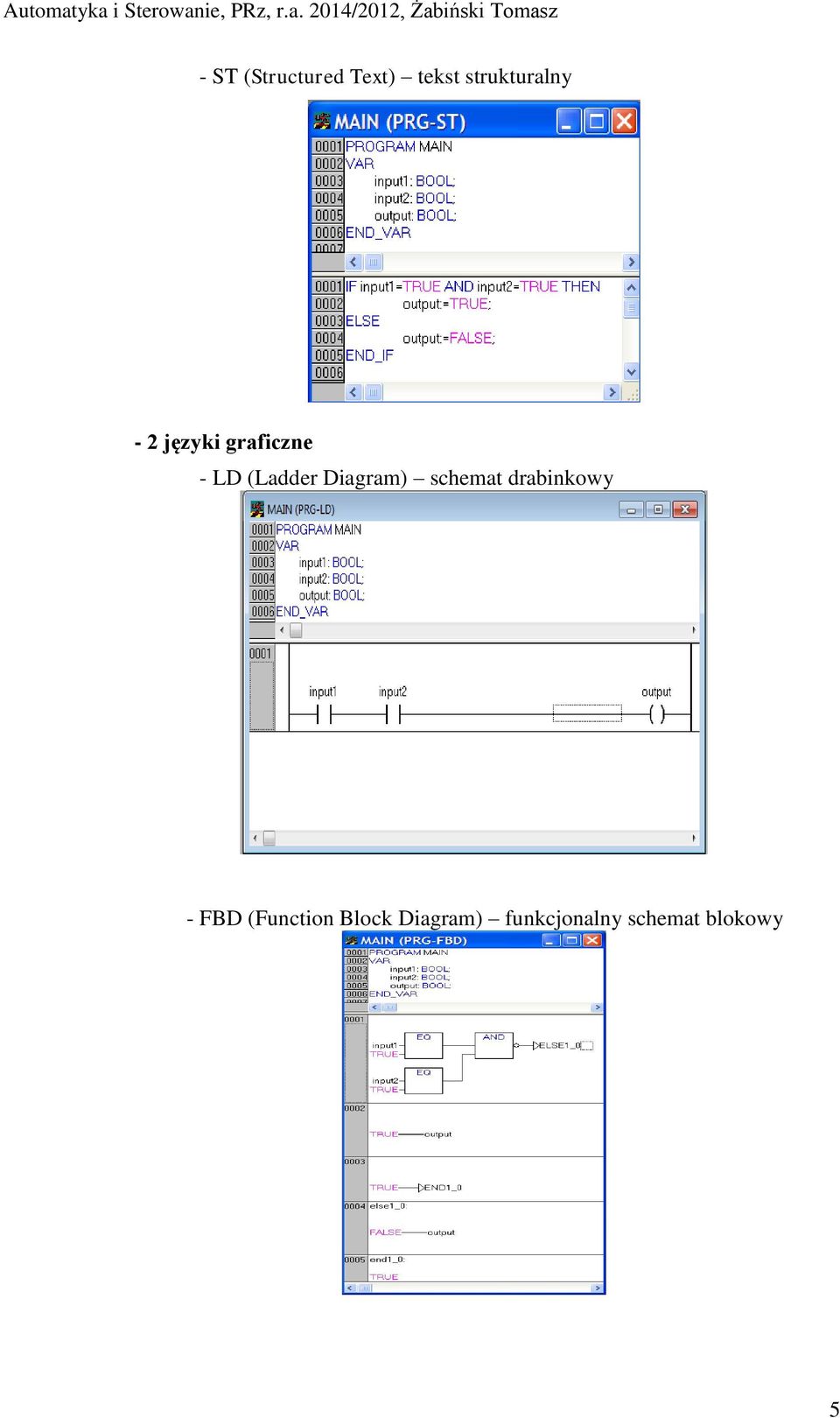 Diagram) schemat drabinkowy - FBD