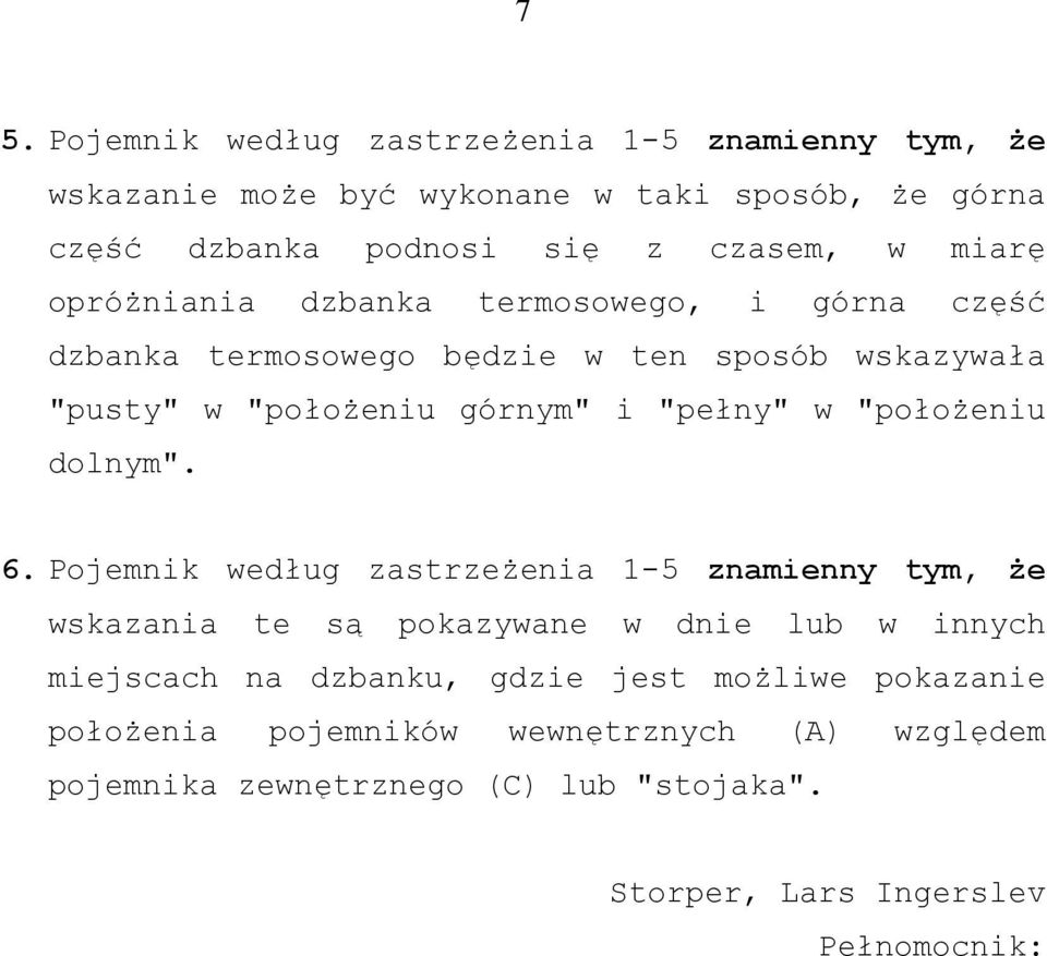 "położeniu dolnym". 6.