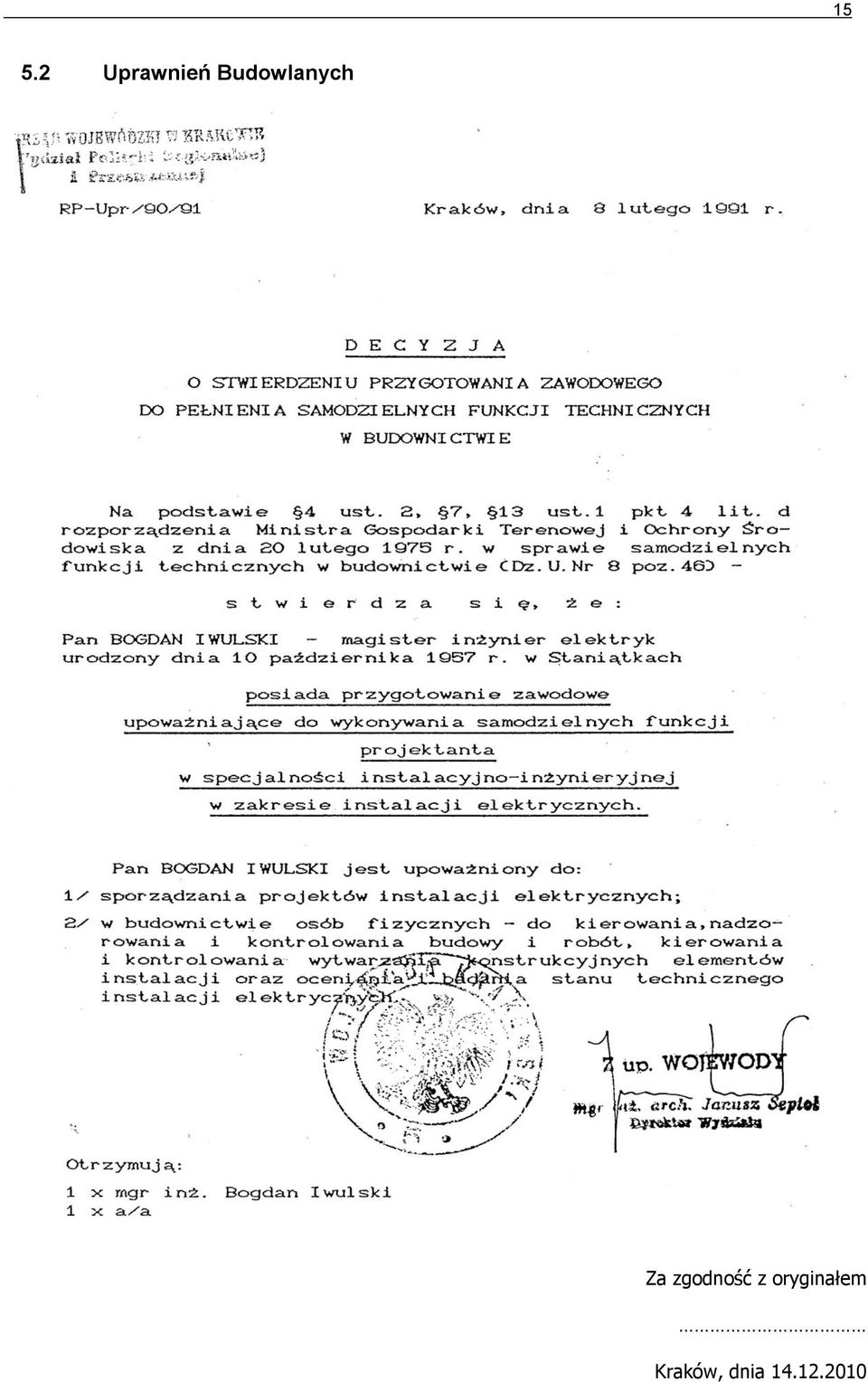 zgodność z