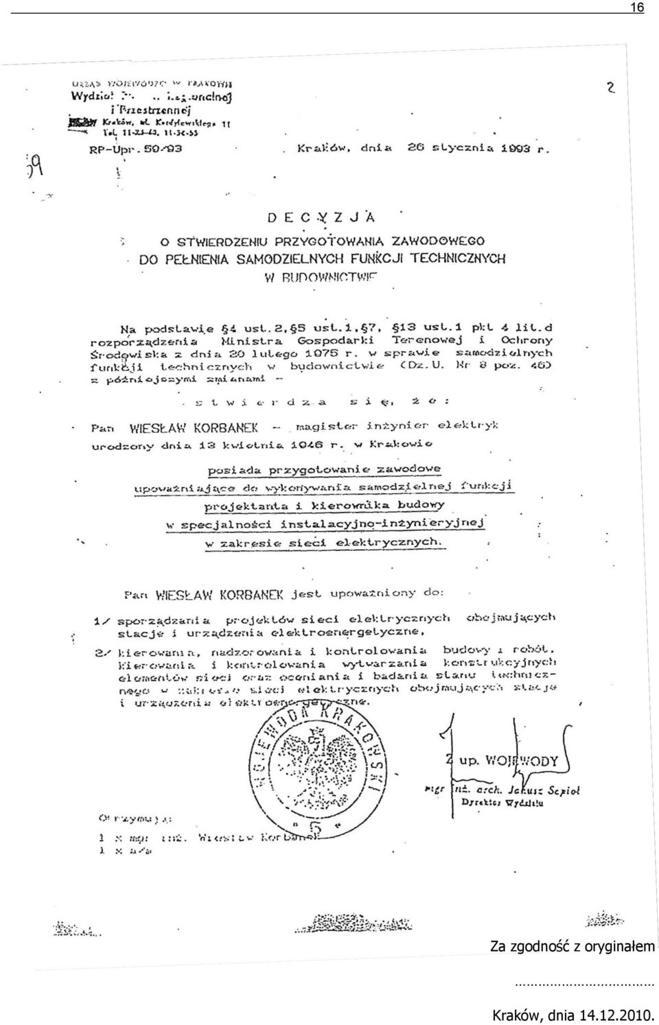 oryginałem