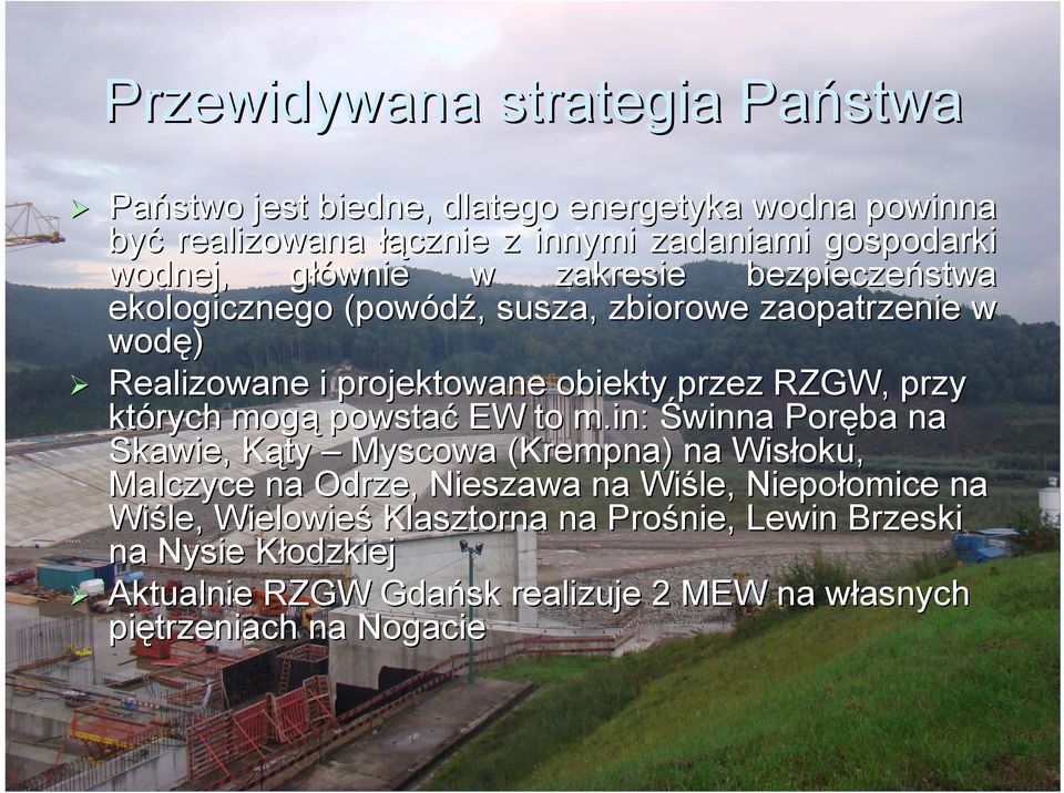 których mogą powstać EW to m.