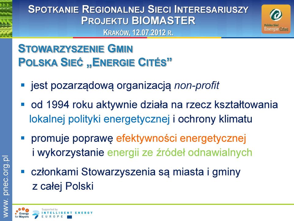 energetycznej i ochrony klimatu promuje poprawę efektywności energetycznej i