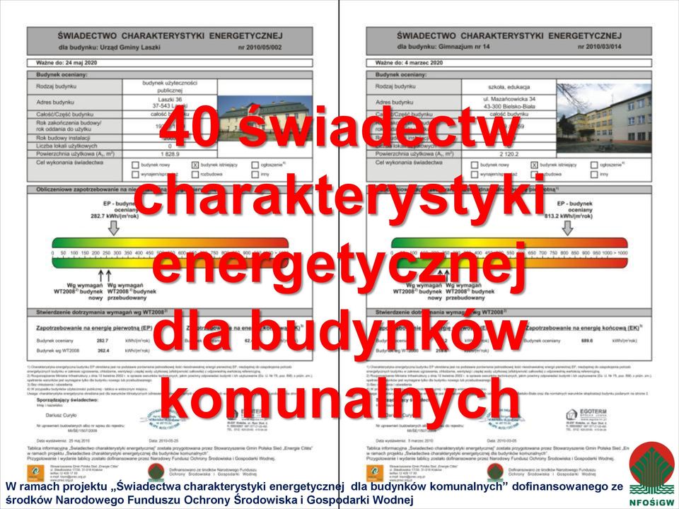 energetycznej dla budynków komunalnych dofinansowanego ze